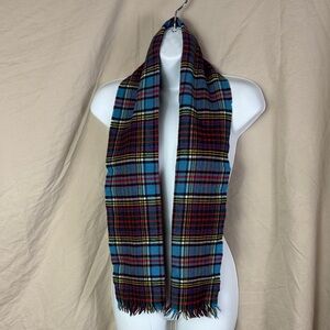 Lochcarron Woven wool tartan plaid scarf unisex